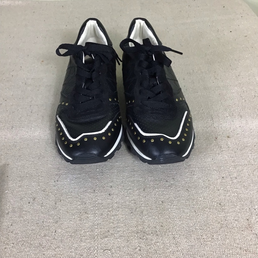 Coach C118 with rivets  Runner Sneakers Women Sz. 9.5 - Picture 5 of 9